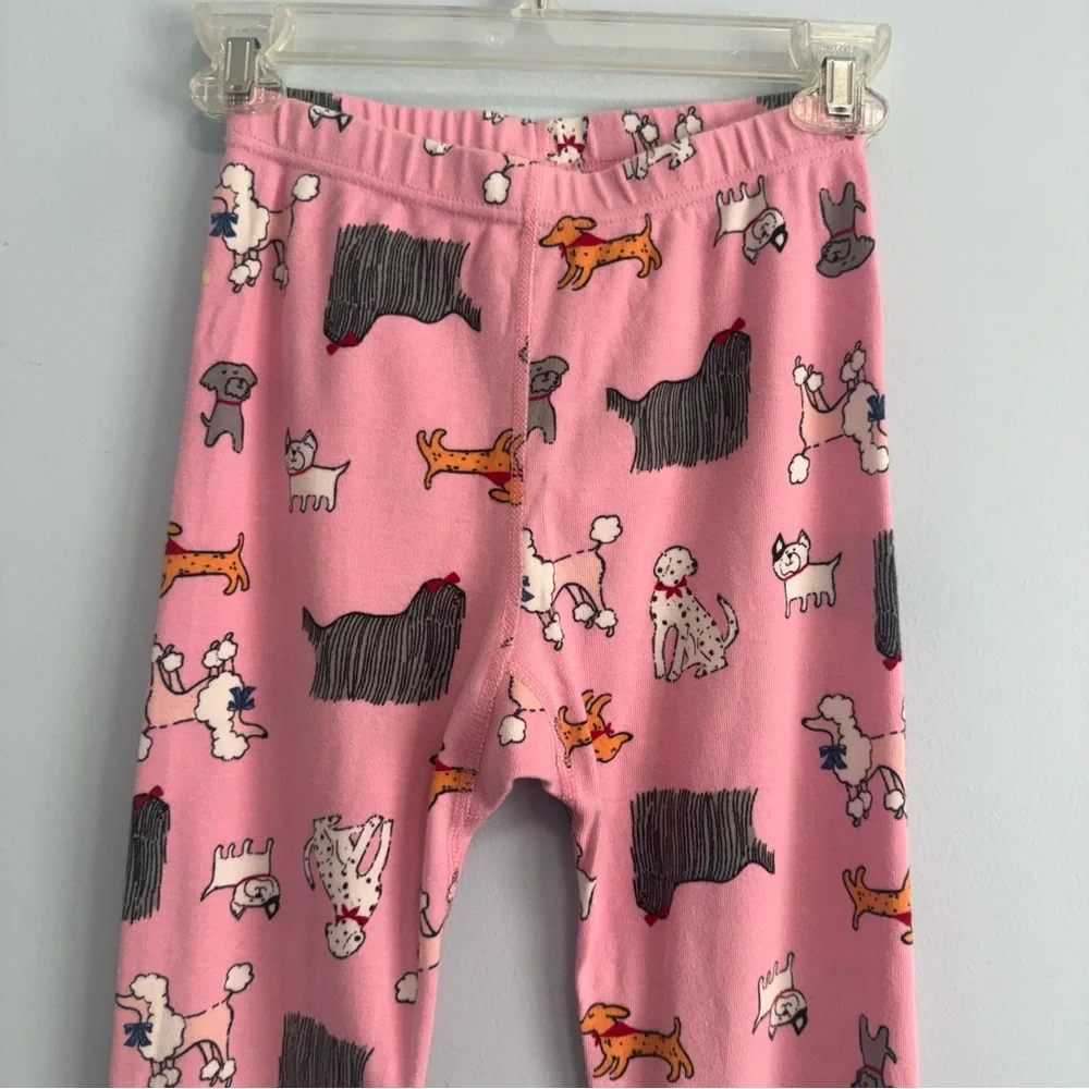 Hanna Andersson Girls Pajamas Set Size 10(140‎ cm) Dogs Print Pink